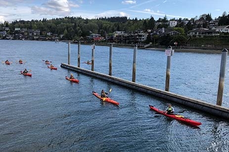 ballard locks kayak tour