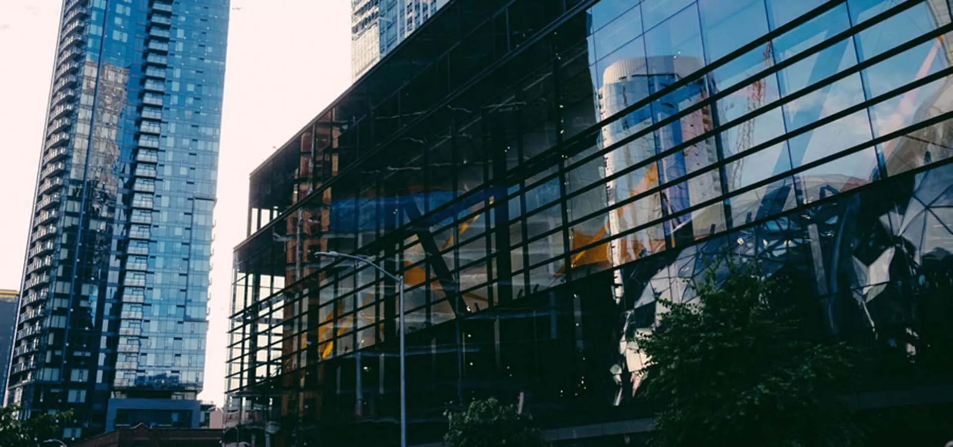 Exterior of the Amazon Meeting Center building