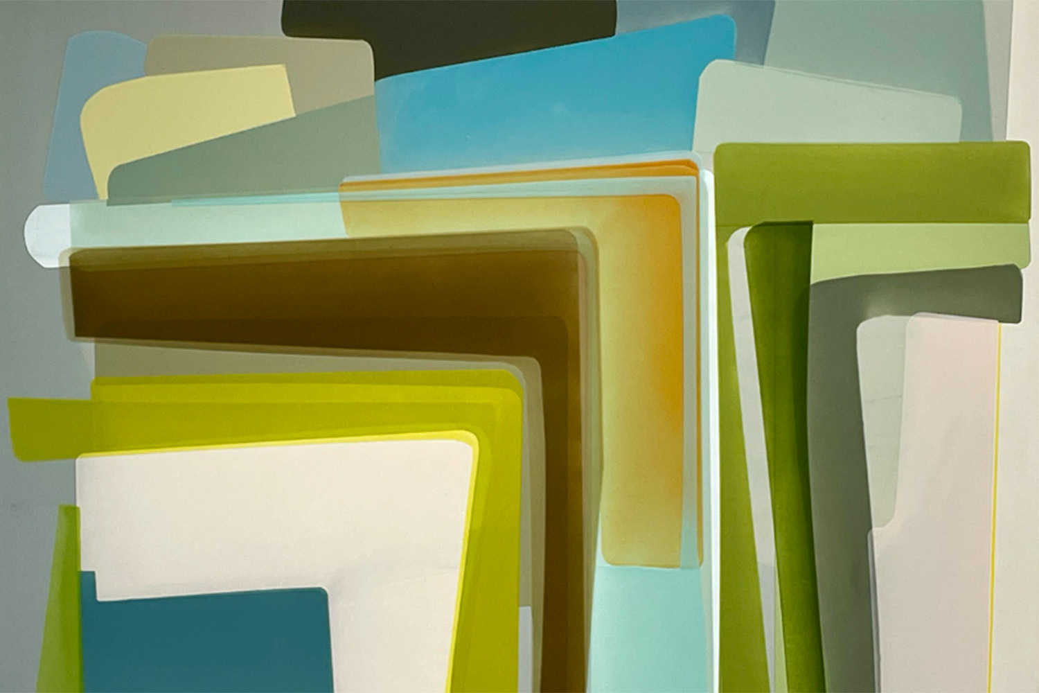 close up of artwork