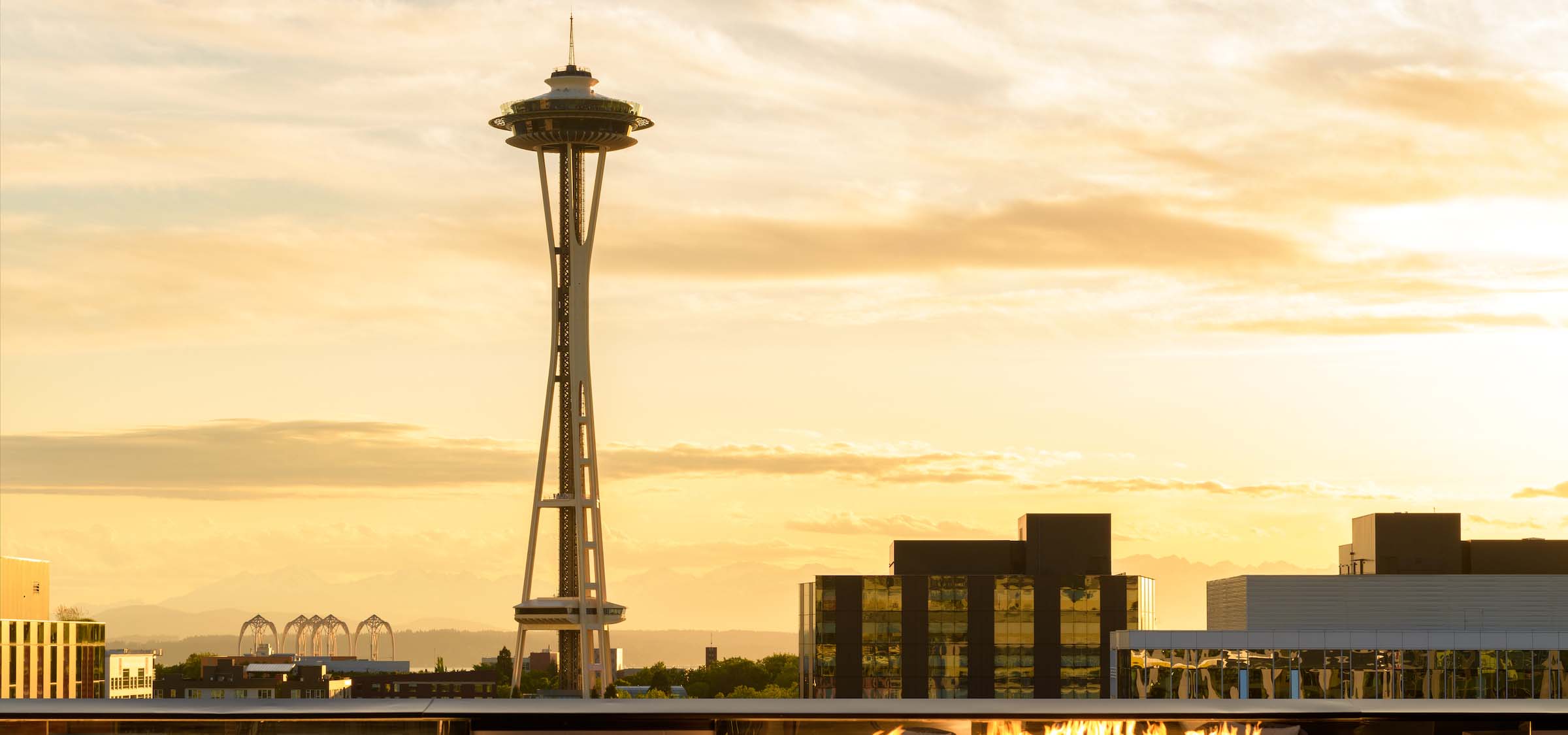 View of the Space Needle.