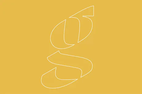 letter g on yellow background