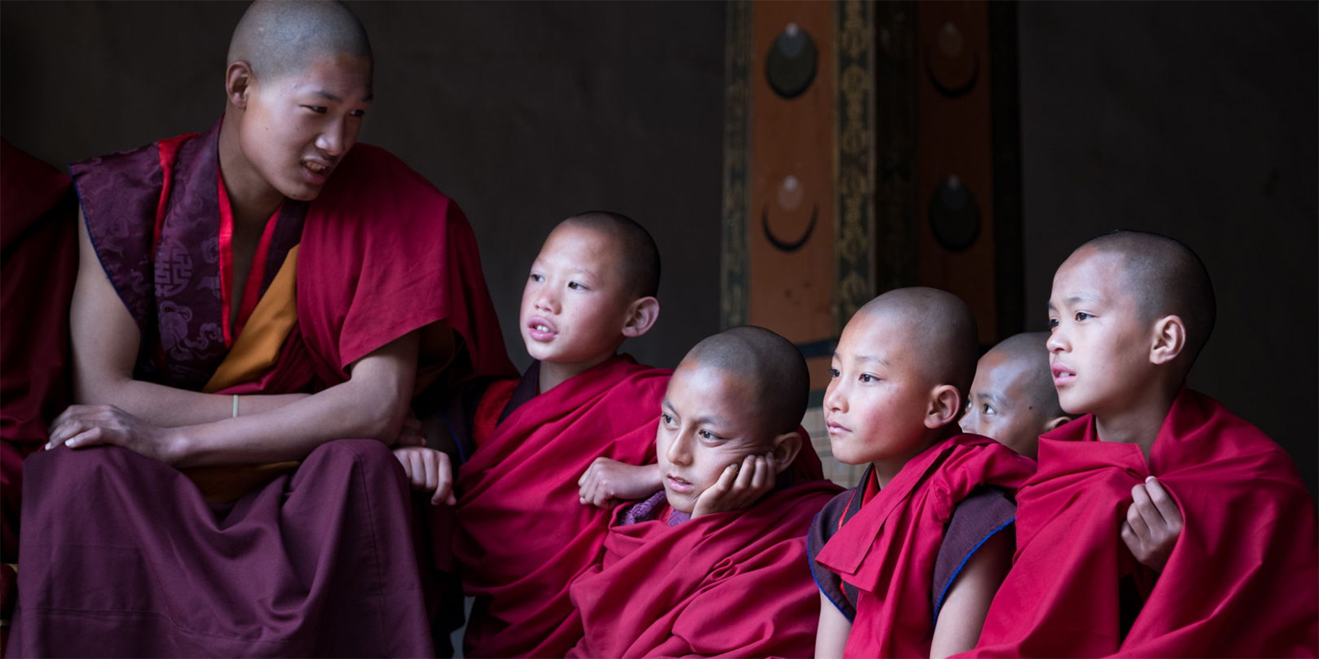 Bhutan monks