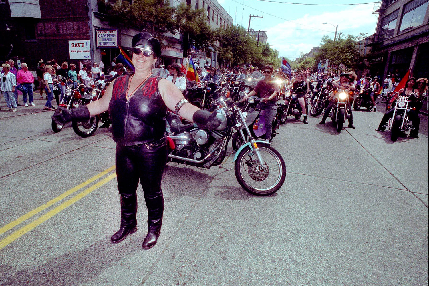 photo from Dykes on Bikes parade