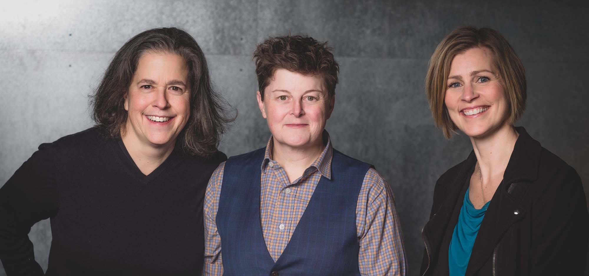 Portrait of Bite Society owners Lendy Hensley, Katy Carrol and Shana Hicks.