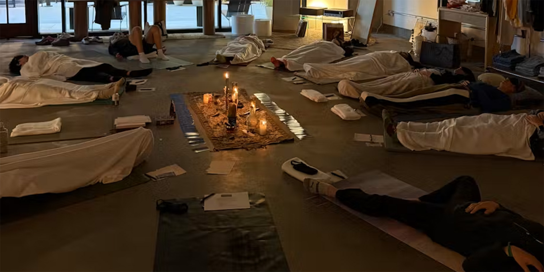 people lying on the floor
