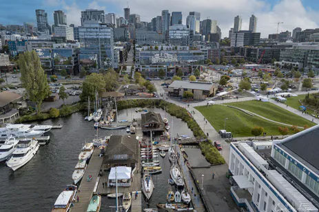 aerial view of CWB