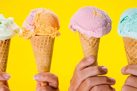 ice cream cones