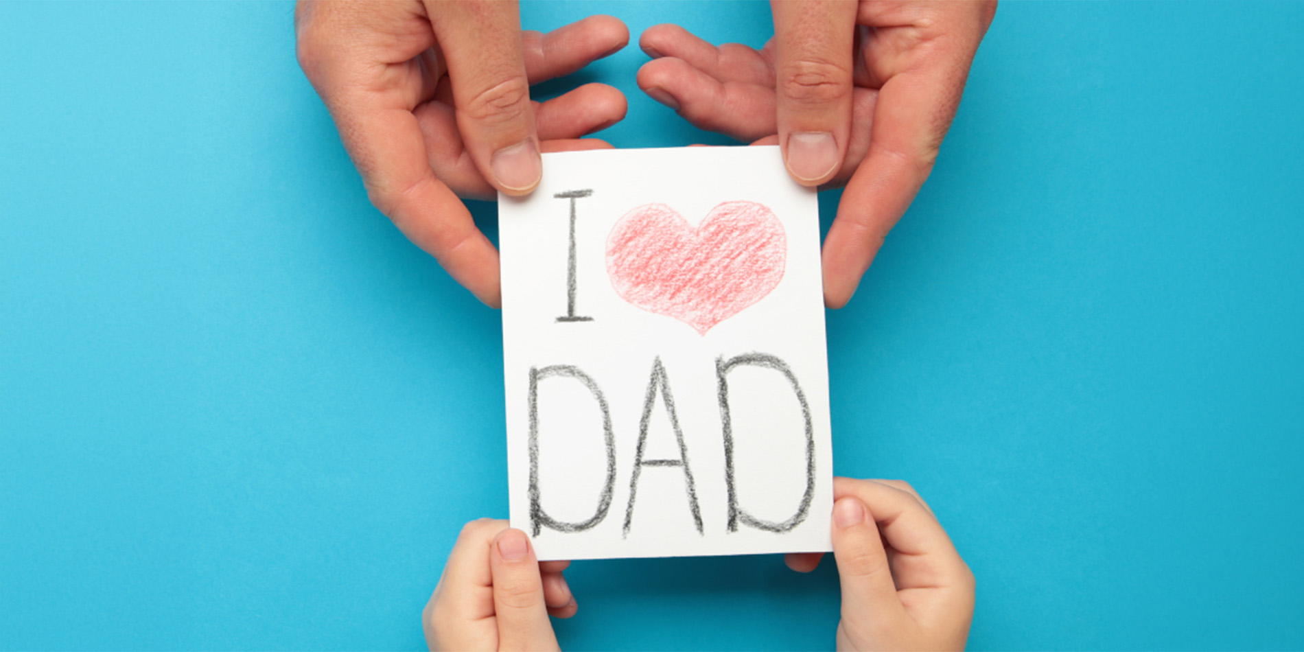 hands holding card