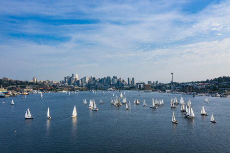boats on Lake Union