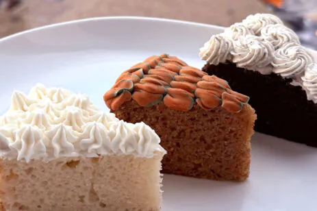 slices of cake