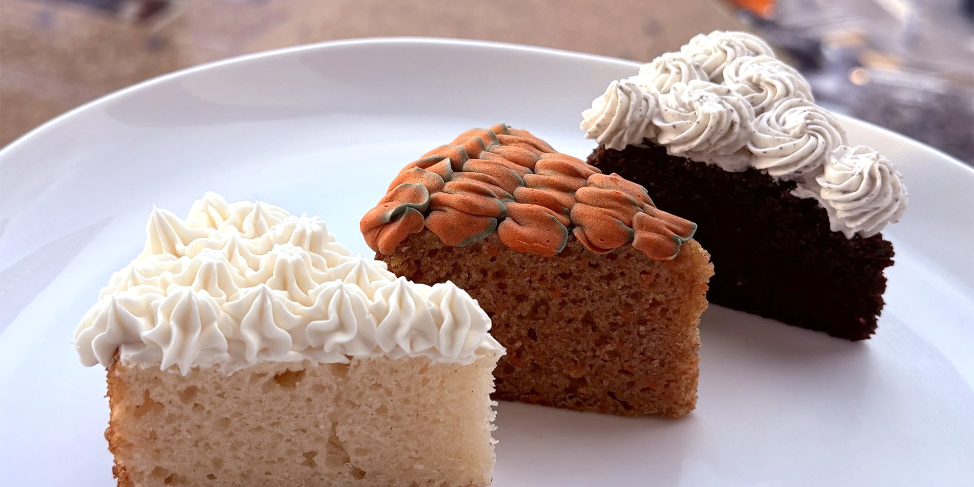 slices of cake
