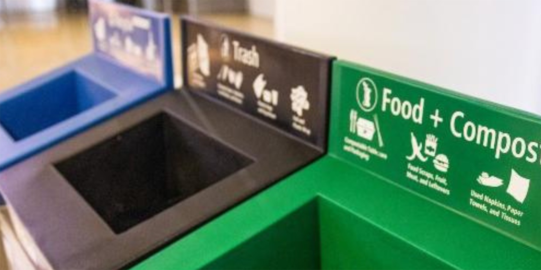 garbage cans