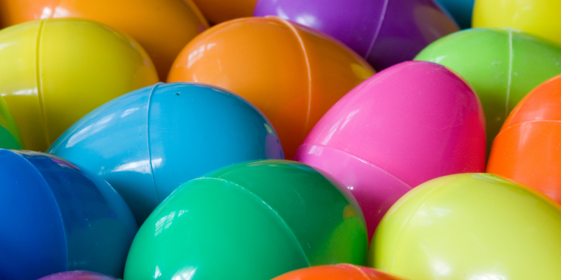 plastic easter eggs