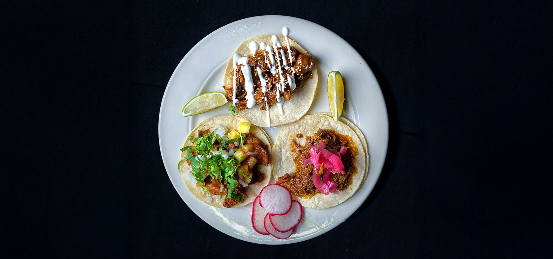tacos on a plate