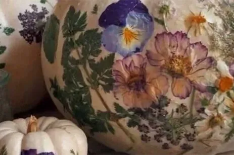 floral pumpkin
