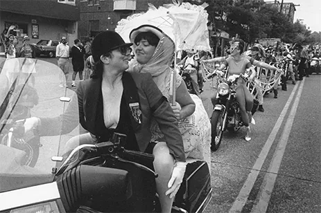 Dykes on Bikes parade