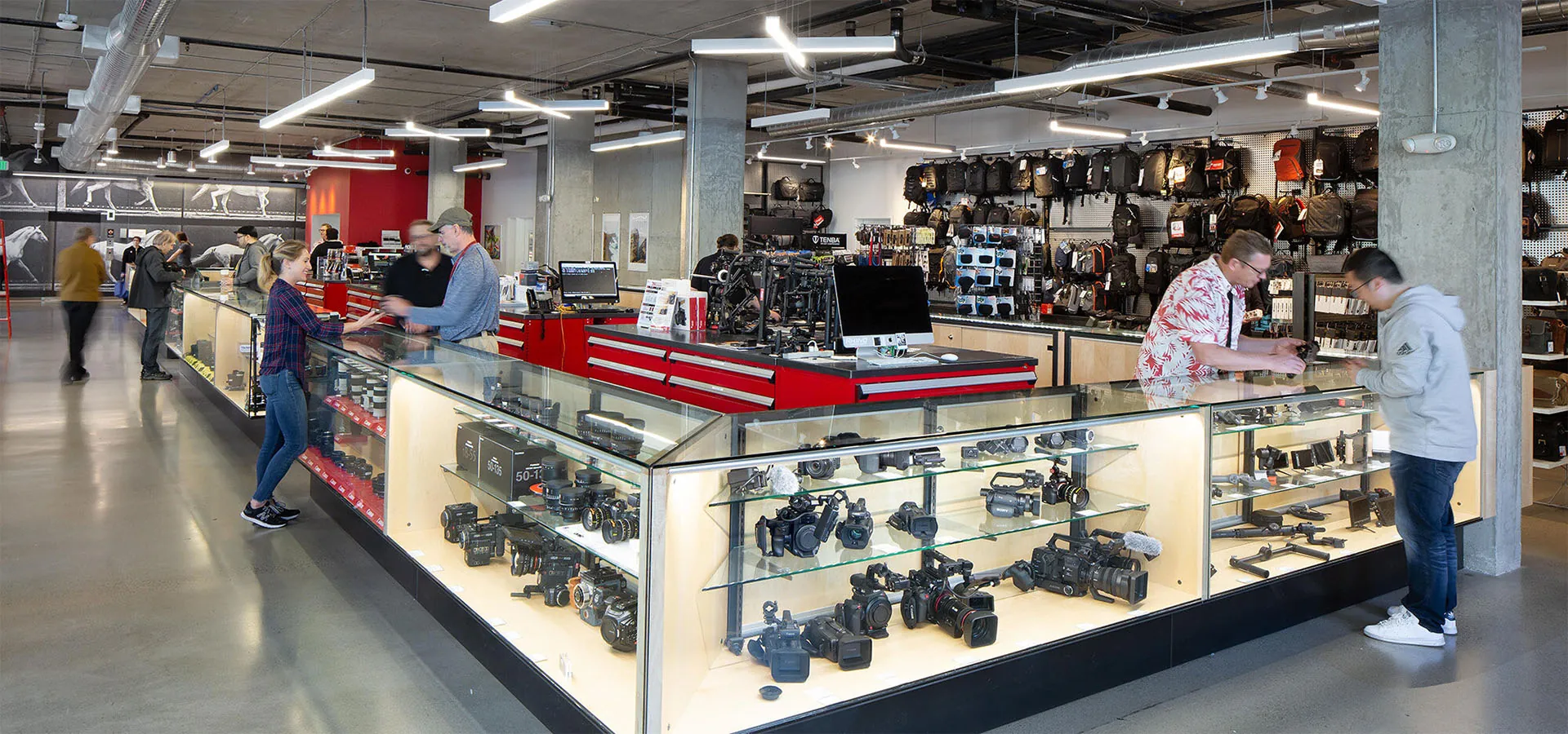 camera store interior