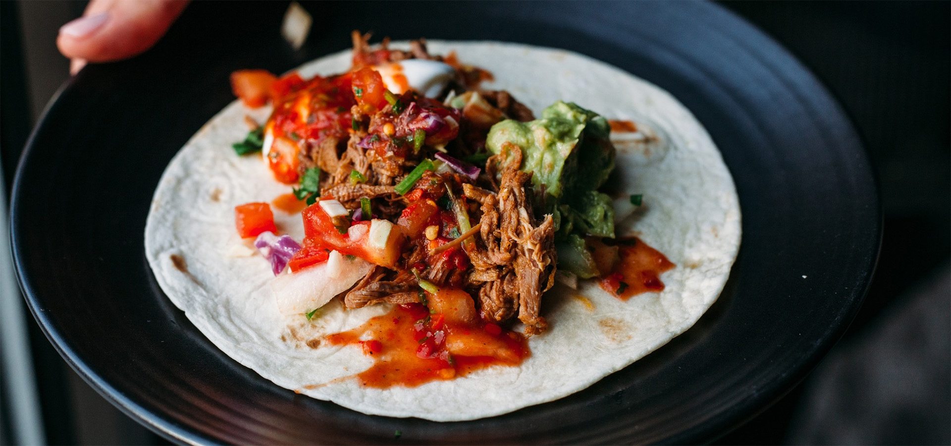 plate of mexican food