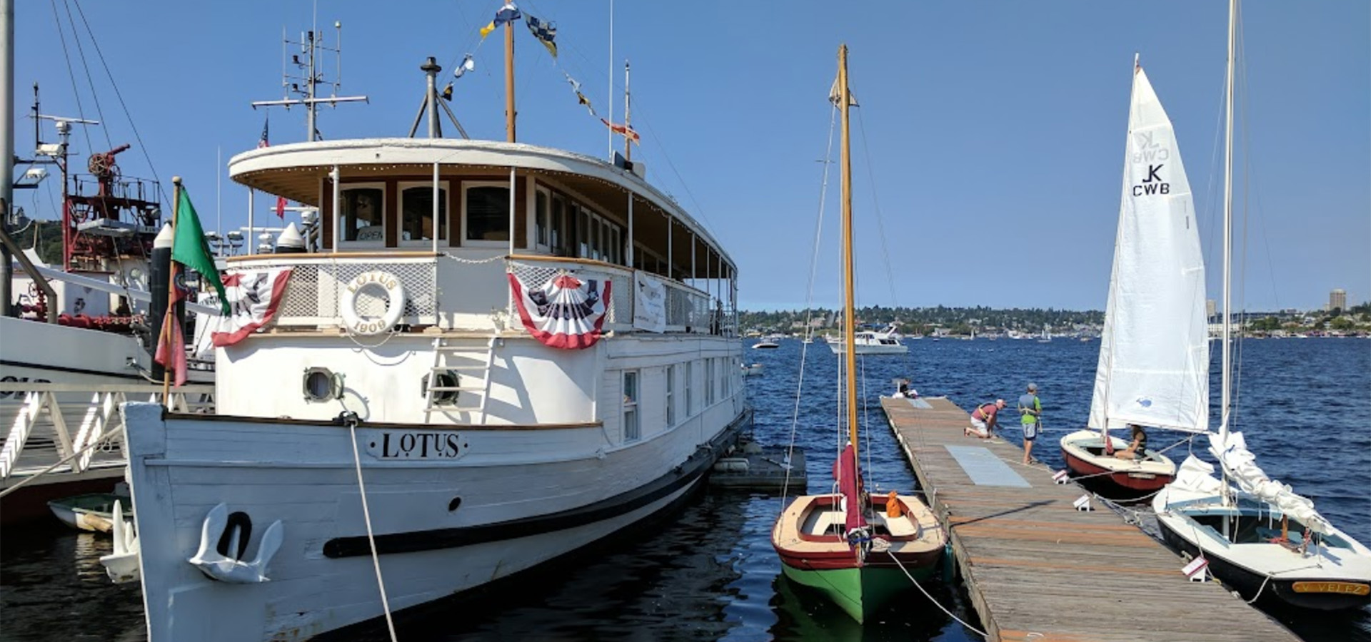 mv lotus docked