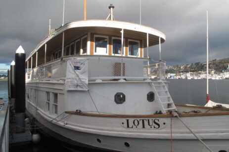 Image of the historic Motor Vessel Lotus.