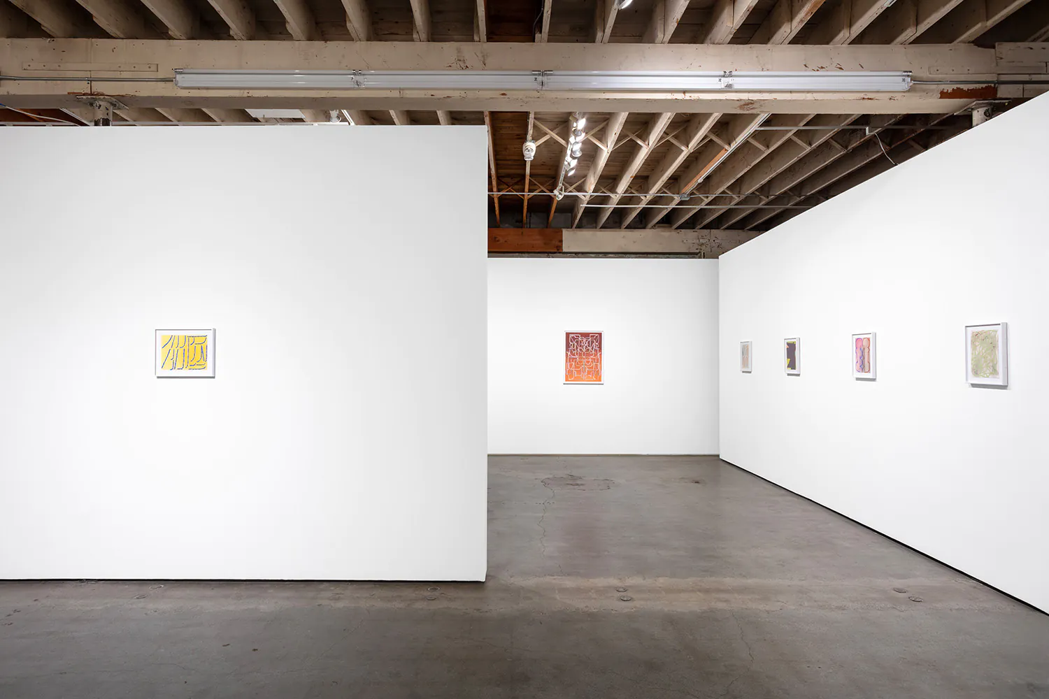 artwork hanging in a gallery