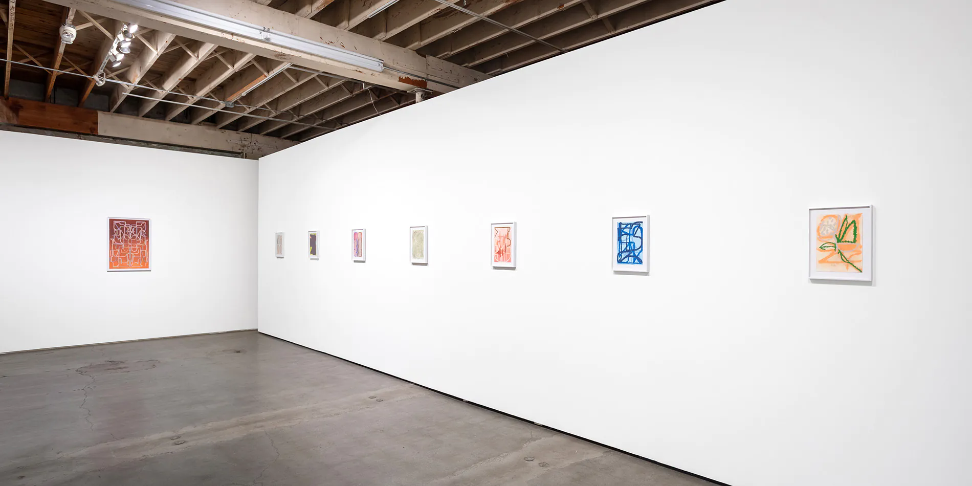 artwork hanging in a gallery