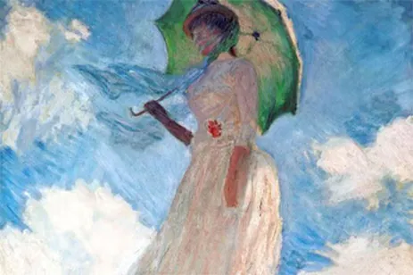 impressionist painting close up