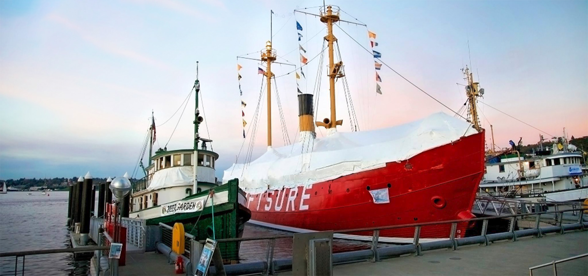 Image of docked boats