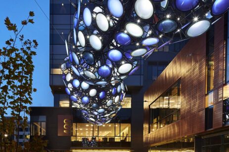 Benjamin Benschneider's Nebulous handing over a courtyard.