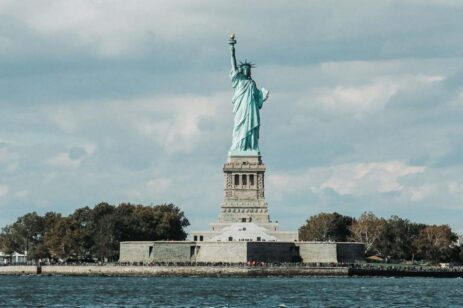The Statue of Liberty.