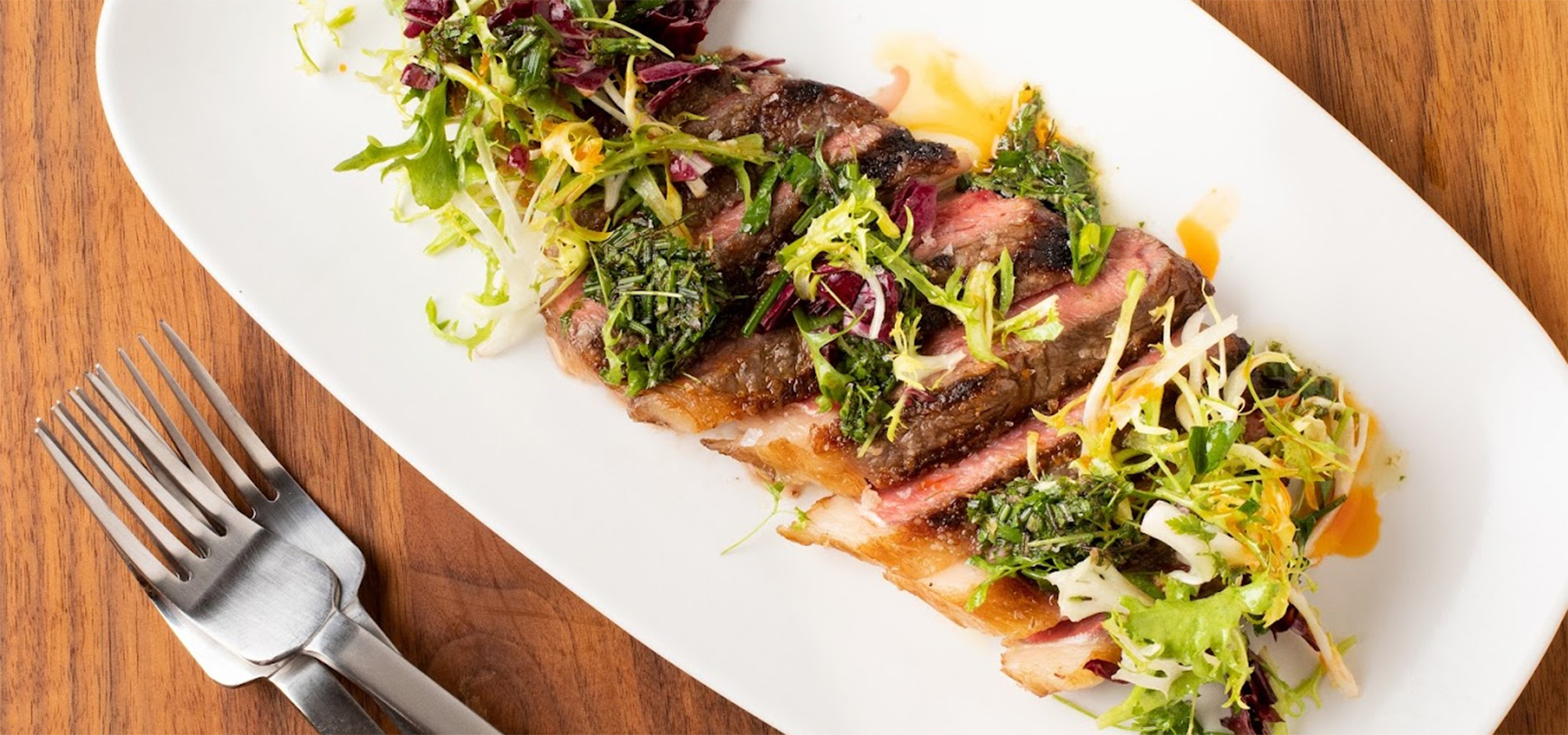 steak dish closeup