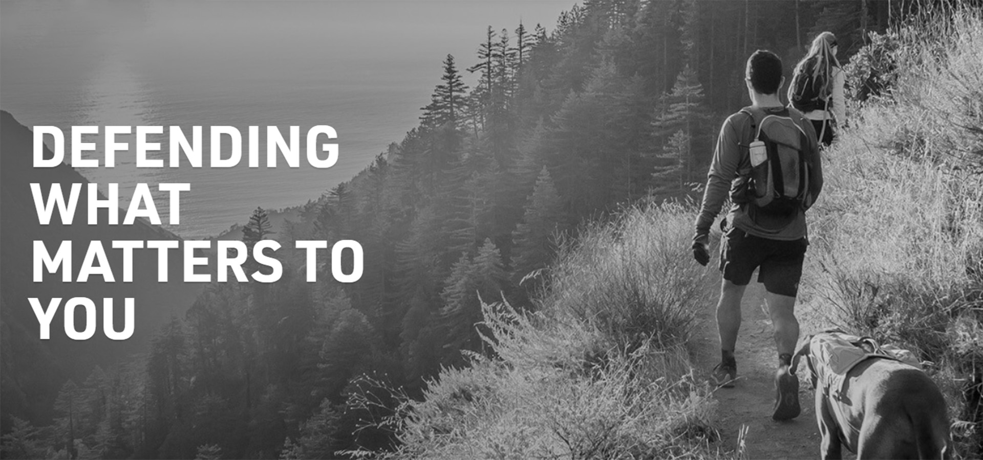 hikers with pemco slogan