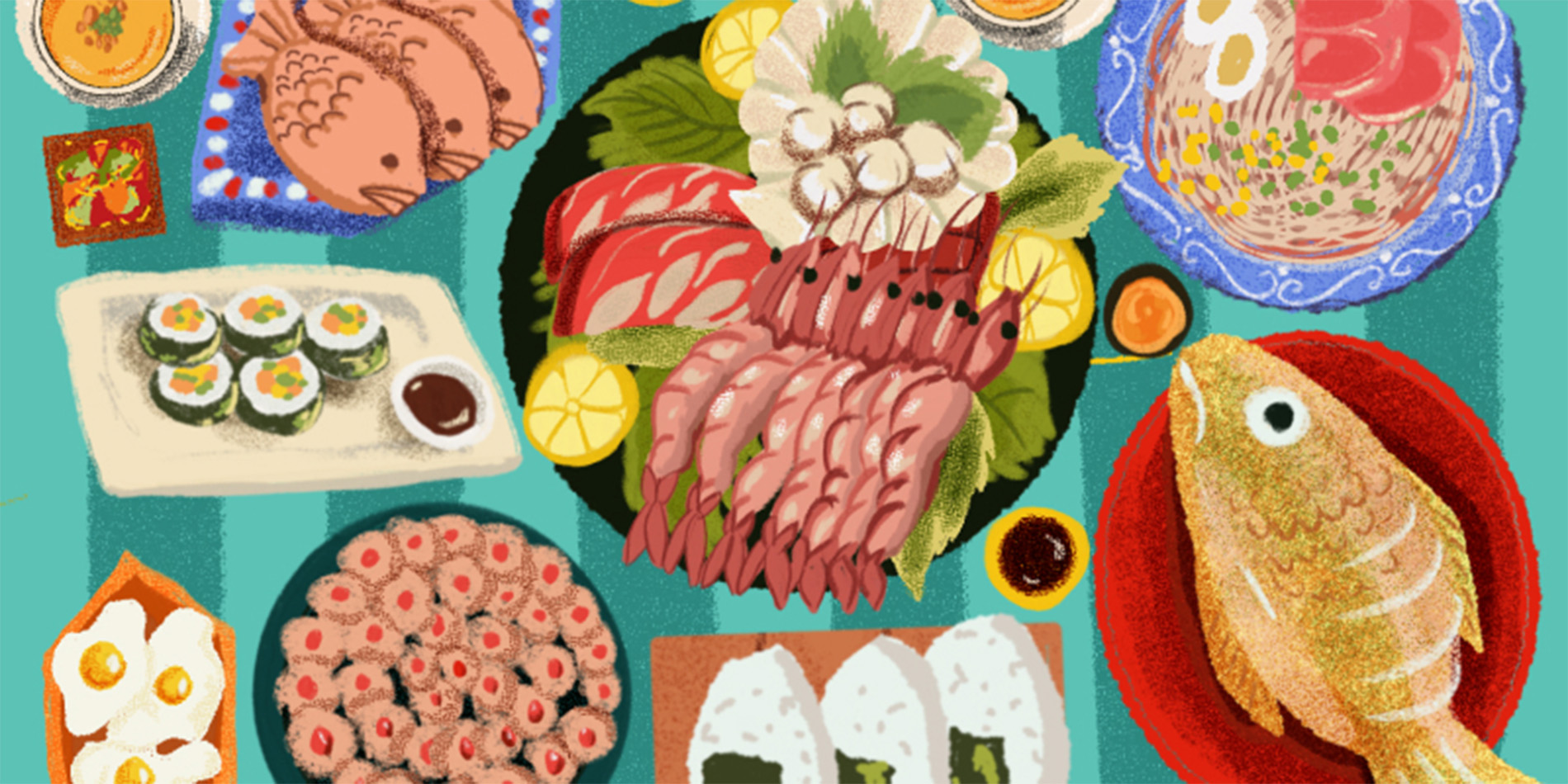 painting of food