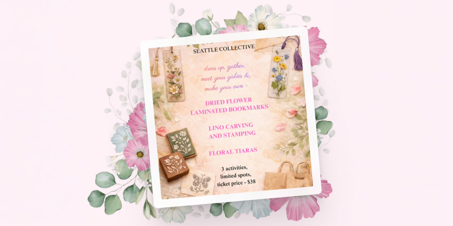 floral invitation