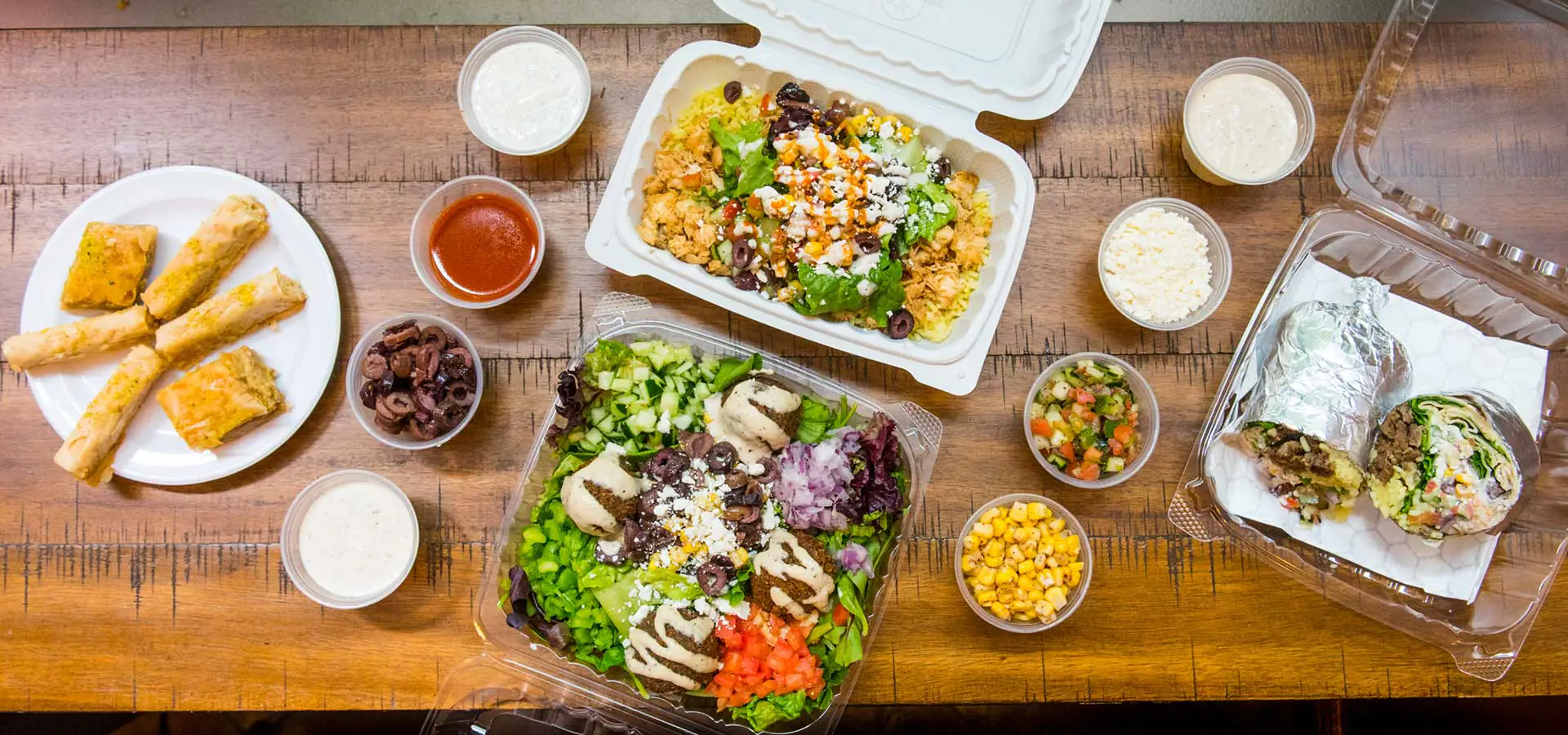 containers of food