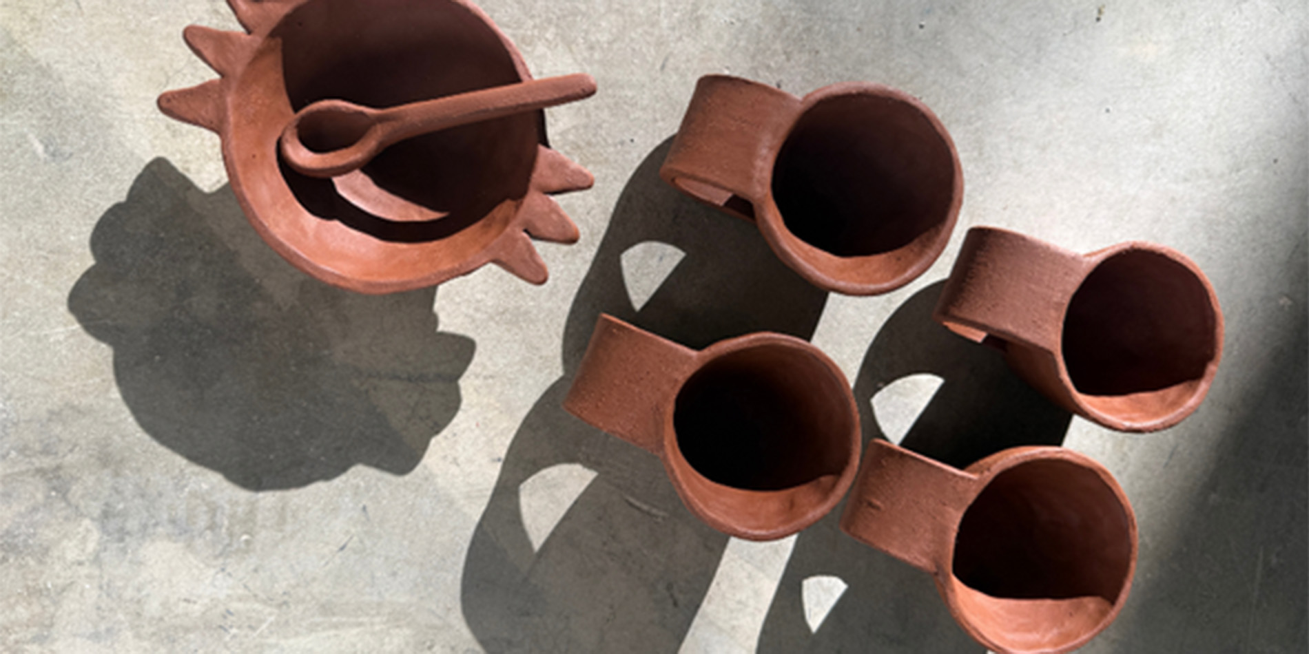 clay dishware