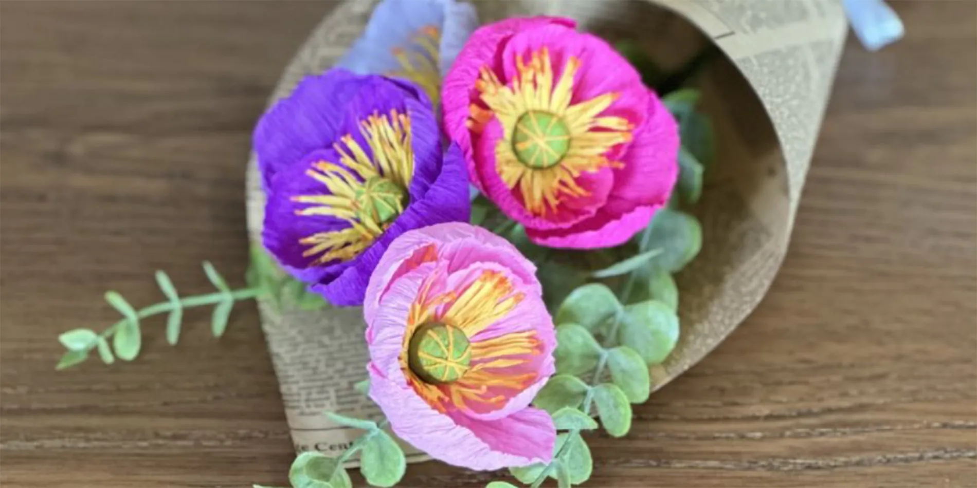 paper flower bouquet