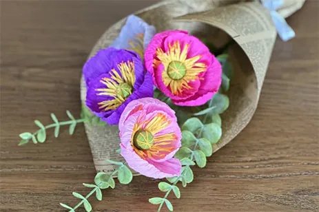 paper flower bouquet