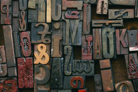 letterpress letters