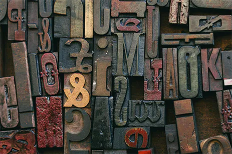 letterpress letters