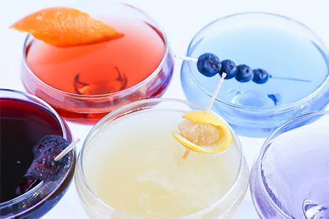colorful drinks