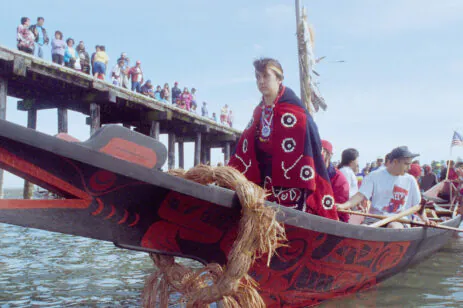 person in boat