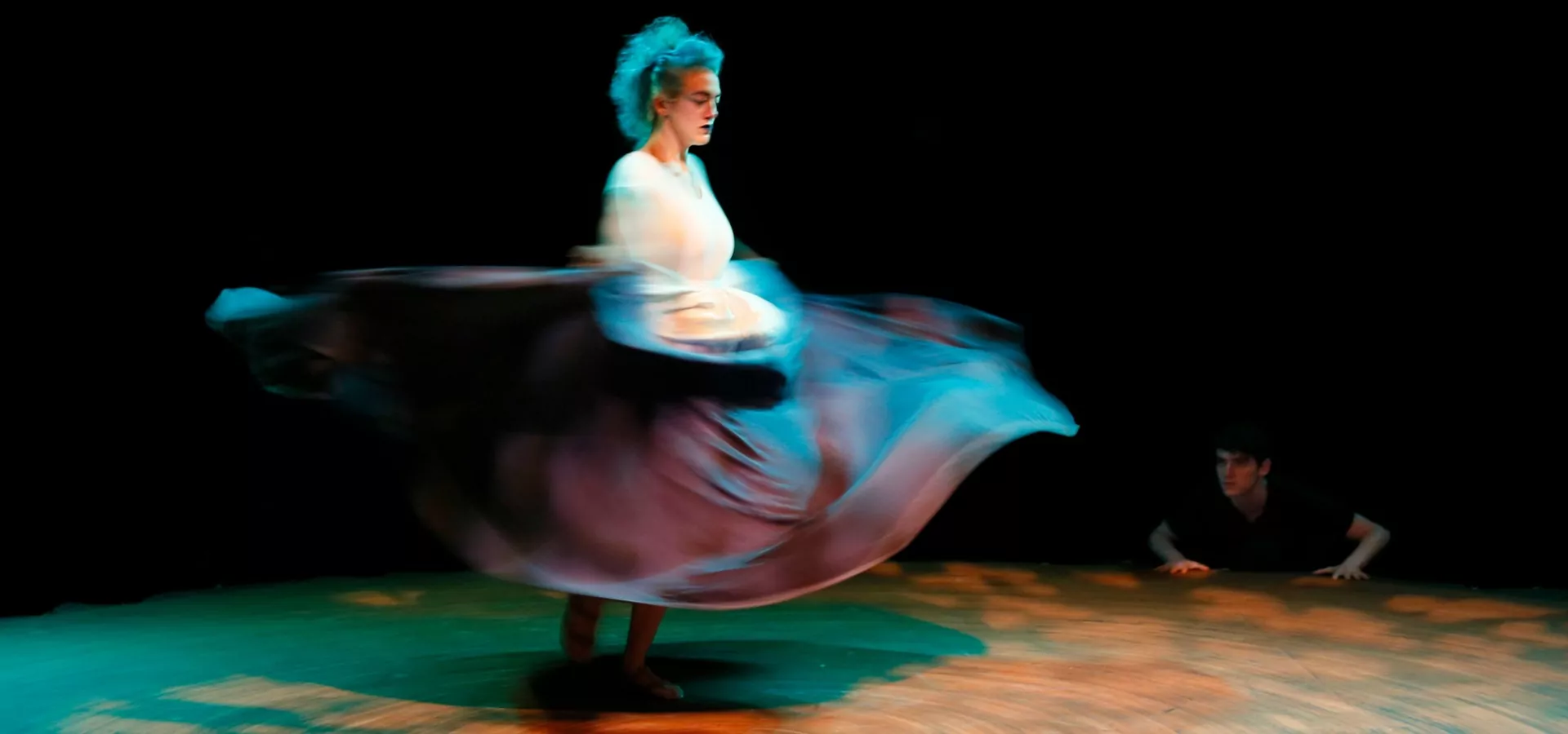 Image of woman performing