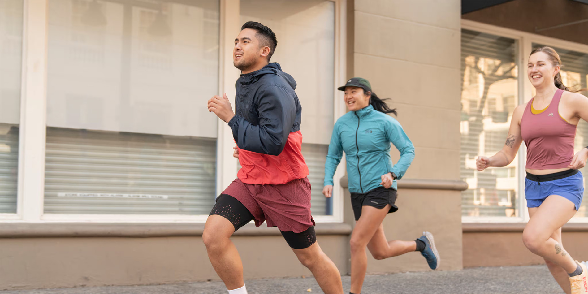 people running
