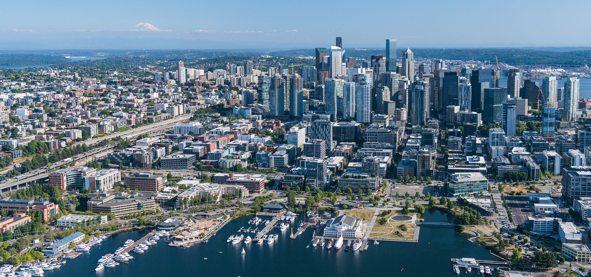 aerial view of SLU in 2023