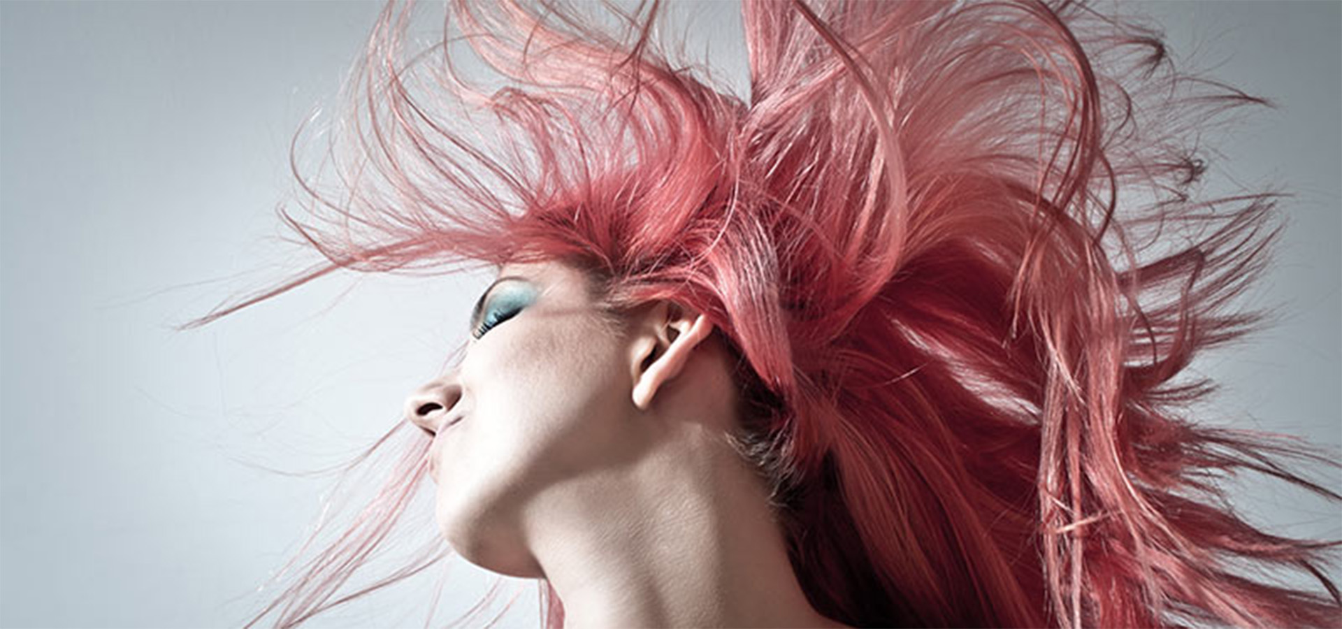 Image of woman with pink hair