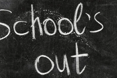 writing on blackboard