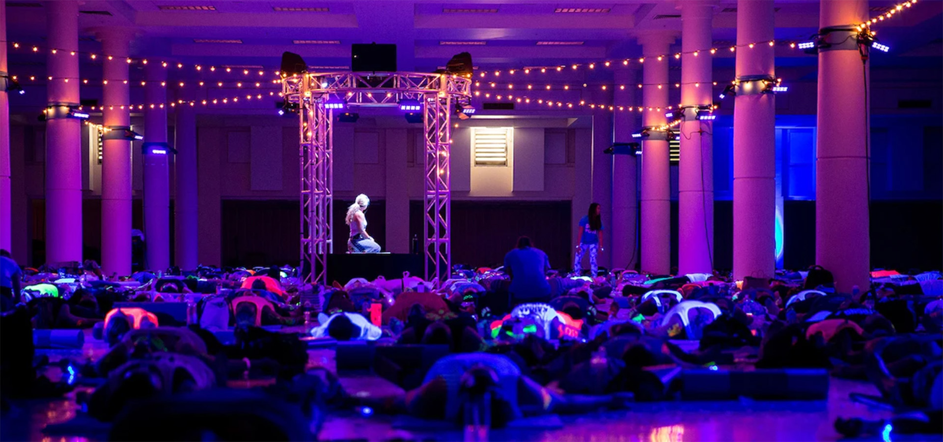 performance in exhibition hall