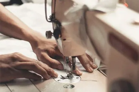 person sewing