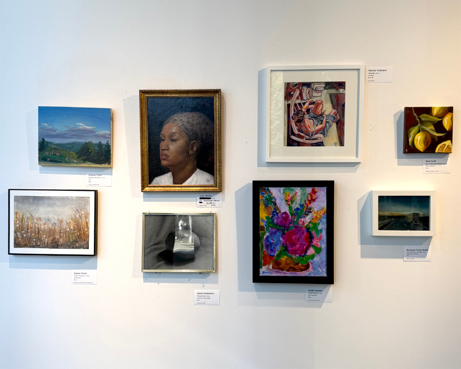 displayed artwork